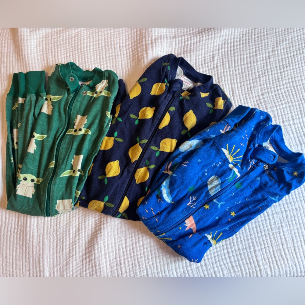 Hanna Andersson organic cotton pajama bundle 18-24 months